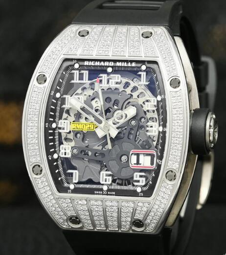 Replica Richard Mille RM 029 WHITE GOLD DIAMOND Watch